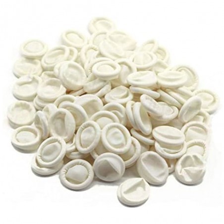Doigtiers roulés latex poudrés - Sachet de 100