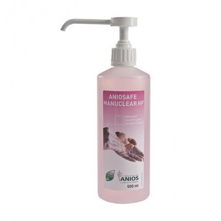Savon ANIOSAFE Manuclear Haute fréquence - Savon antiseptique - Flacon pompe 500 ml