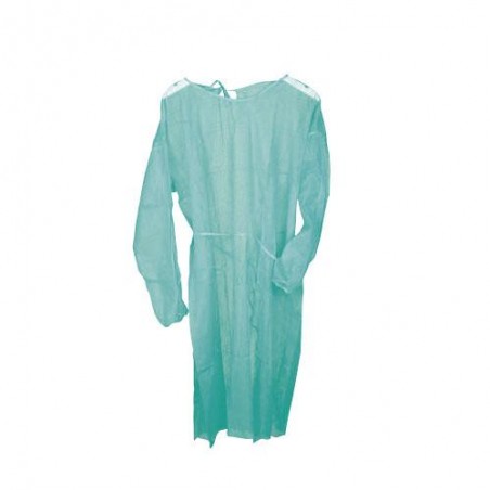 Blouses Jetables Vertes Visiteurs - Sachet 10 - Usage unque