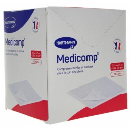 Compresse Stérile Non-Tissé MEDICOMP® - Bôite 50x2 - 7,5x7,5 cm