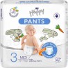 HAPPY Pants T3 MIDI - Pull-Ups bébé - Poids de 6 à 11 kg - Sachet de 26