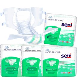 SENI Super Trio - Changes complets Nuit - Incontinence forte