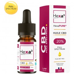 Huile CBD Bio Full Spectrum 20% 10 ml HEXAPURE®