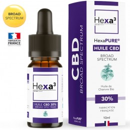 Huile CBD Bio 30% Broad Spectrum 10 ml HEXAPURE®