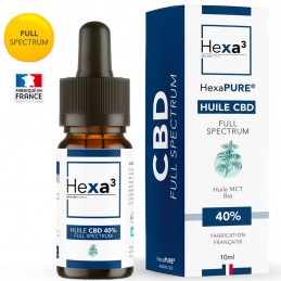 Huile CBD Bio 40% Full Spectrum 10 ml HEXAPURE®