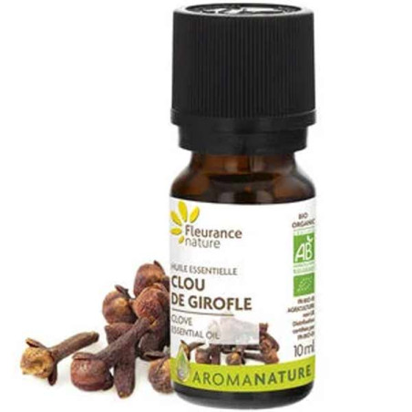 Huile essentielle de Clou de Girofle Bio Fleurance Nature - Flacon de 10 ml