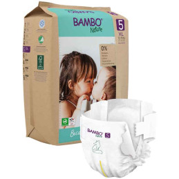 Couches Bébé BAMBO NATURE - T5 - 12-18 kg - 22 couches