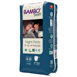 Couches enfant de 8 à 15 ans pour la nuit Banbo Nature Dreamy - Sachet de 10