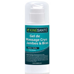 Gel de massage Cryo jambes et bras KINESANTE pour les soins circulatoires et les sportifs 150 ml