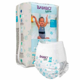 Couches de bain BAMBO NATURE Medium + de 12 kg - Étanches & hypoallergéniques | Bébé & enfant