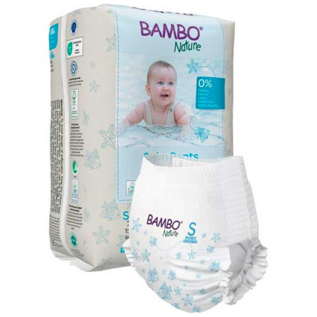 Couches de bain BAMBO NATURE Small- Étanches & hypoallergéniques | Bébé & enfant