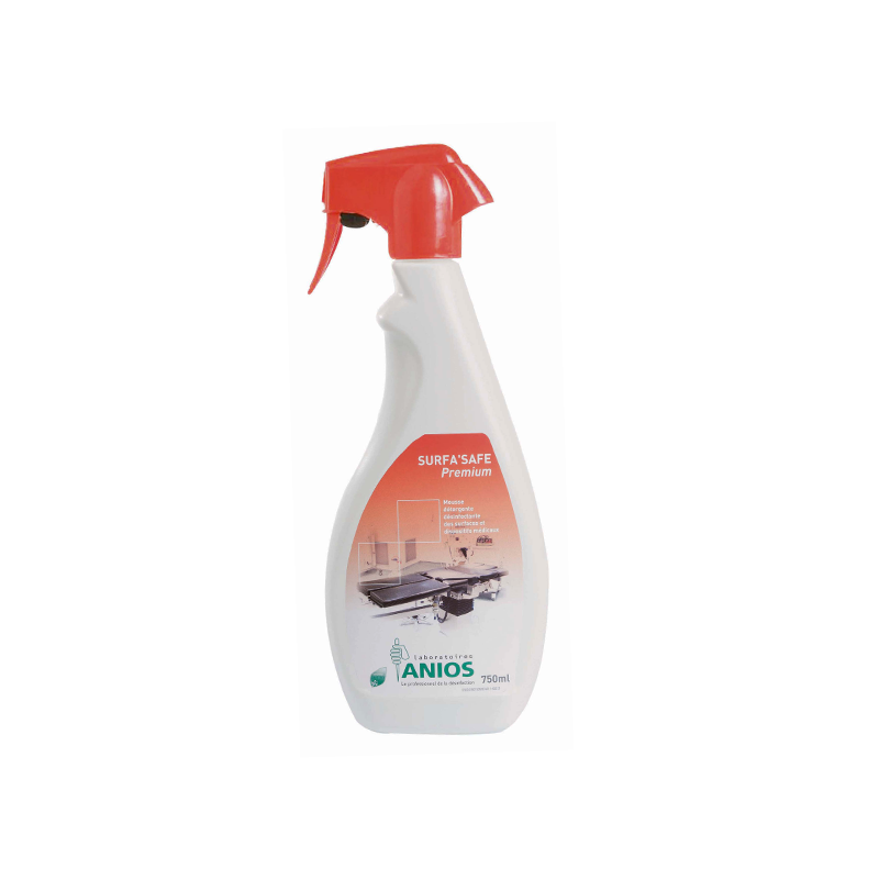 ANIOS® Surfa'Safe - 750 ml Rouge - Détergent désinfectant