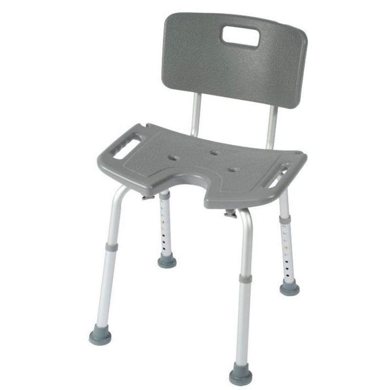 Chaise de douche grise Chaise de douche grise